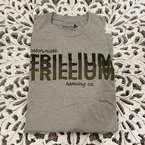 Trillium Olive and Gray Short Sleeve Tee